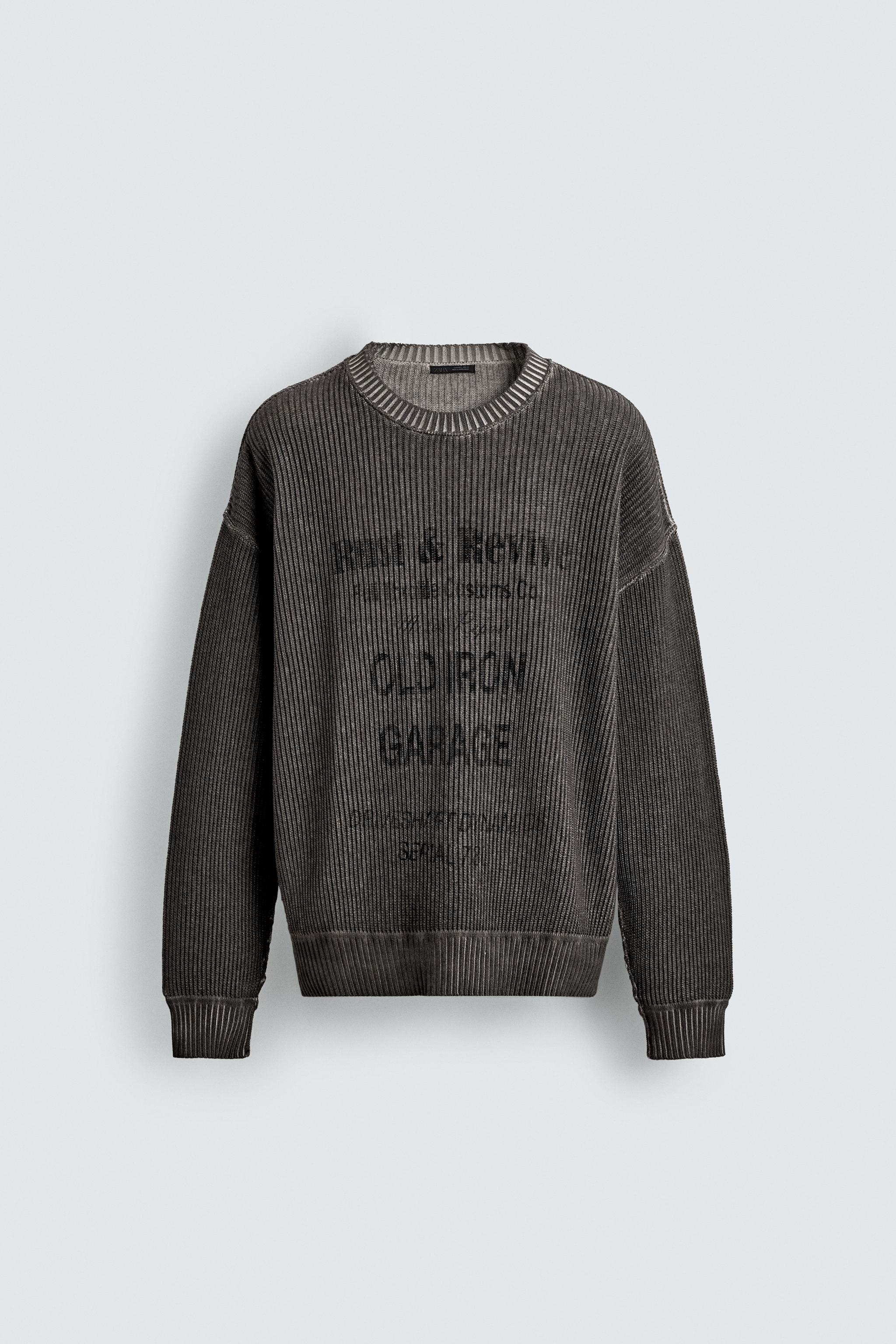 WASHED PRINTED JUMPER